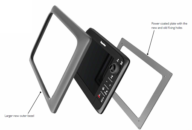 Mounting Adapter, c9x/e9x to C90W/E90W MFD