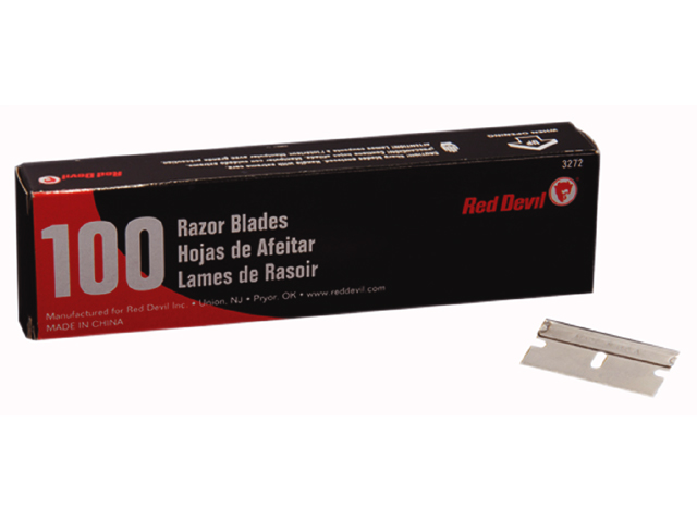 Razor Blade Set, Single Edge 100 Box12.06