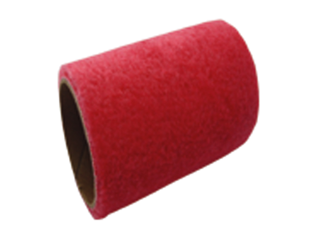 Roller Cover, 3" Ø1.5 Red ShortNap3/16 Mohair