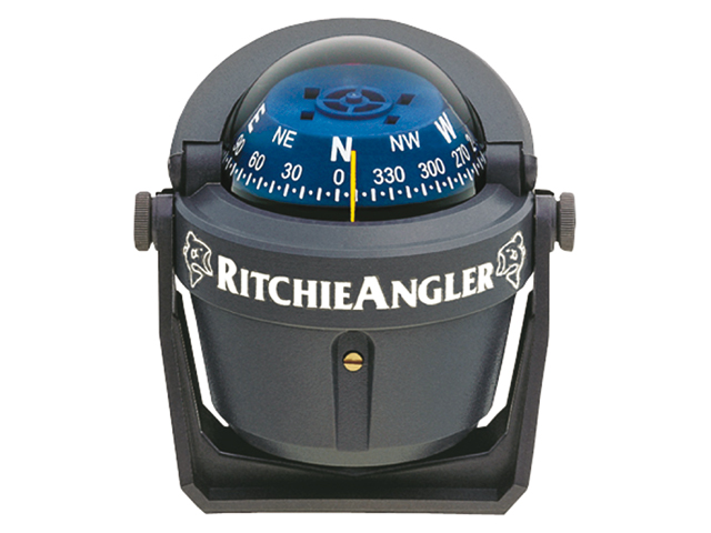 Compass, Angler ReadingØ2.75" Bracket Mount Grey