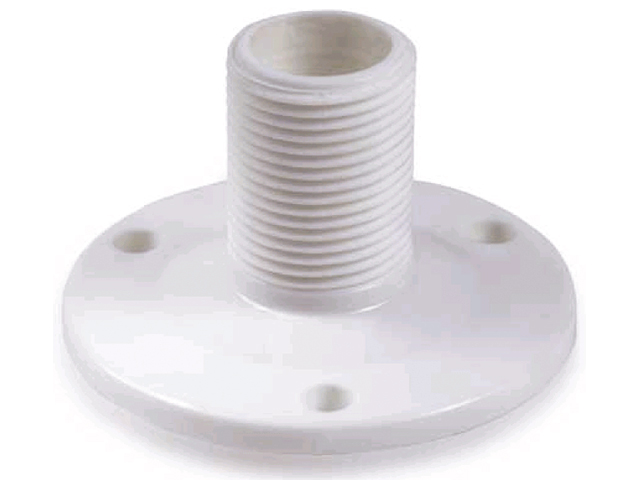 Antenna Mount, on-Pedestal Nylon Low Profile Round Base