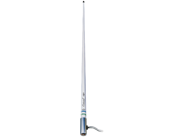 AM/FM Antenna, 8' Threaded Base 1" Chrome Plated