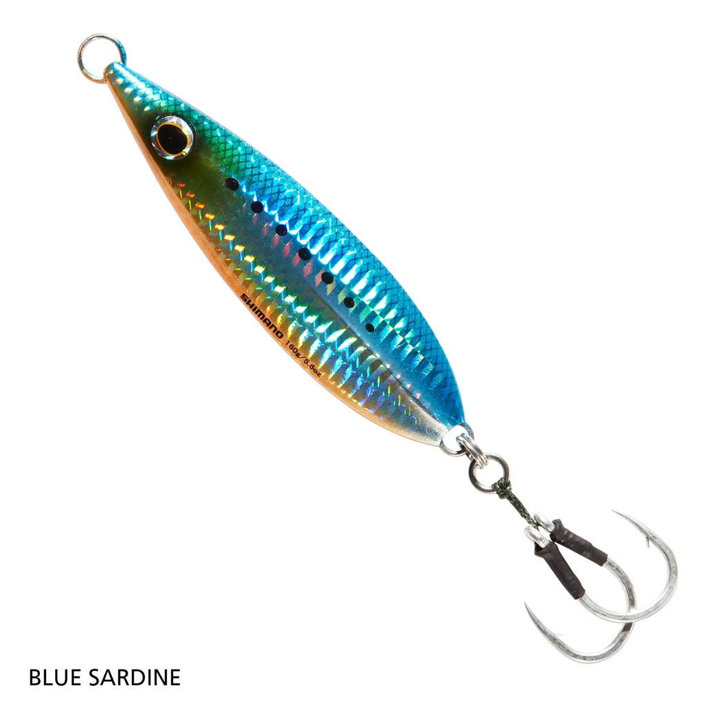 Jig, Butterfly Flat-Fall 100g/3.5oz Blue Sardine 4"