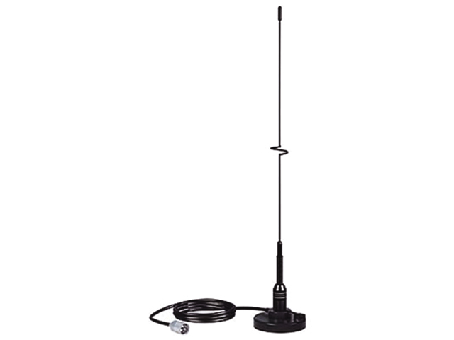 VHF Antenna, Magnetic Mount 19" with Cable:15'