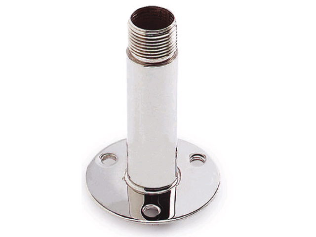 Antenna Mount, on-Pedestal Stainless Steel Length:4" Flange Round Base