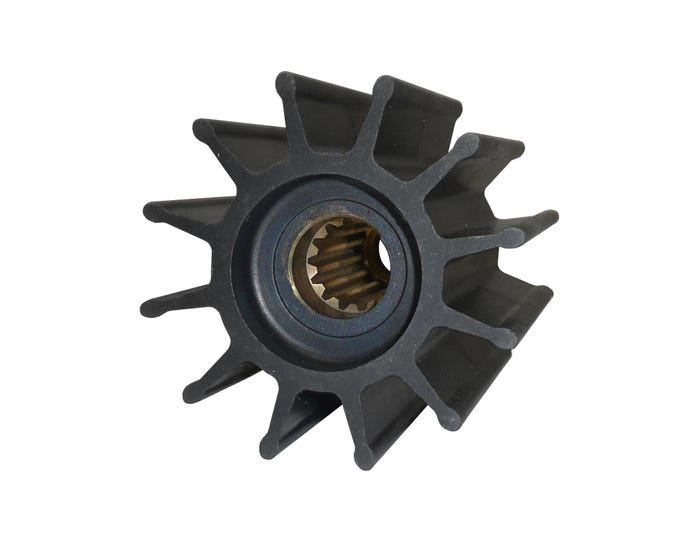 Impeller, Neoprene 12 Blade Ø3.75 Width 4" Splin Drive