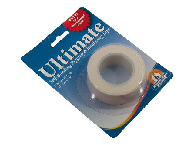 Tape, Self-Amalgamating, Sealing White 1" x 10' Ultimate