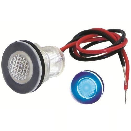 Livewell/Utility Light, LED Blue 1.25" 12v ThruHull