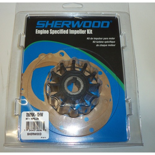 Impeller, Neoprene 12 Blade Ø2.43 Width 1.25" Key Drive