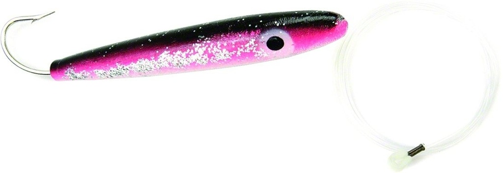 Cedar Plug, 6" Rigged Black Pink Purple