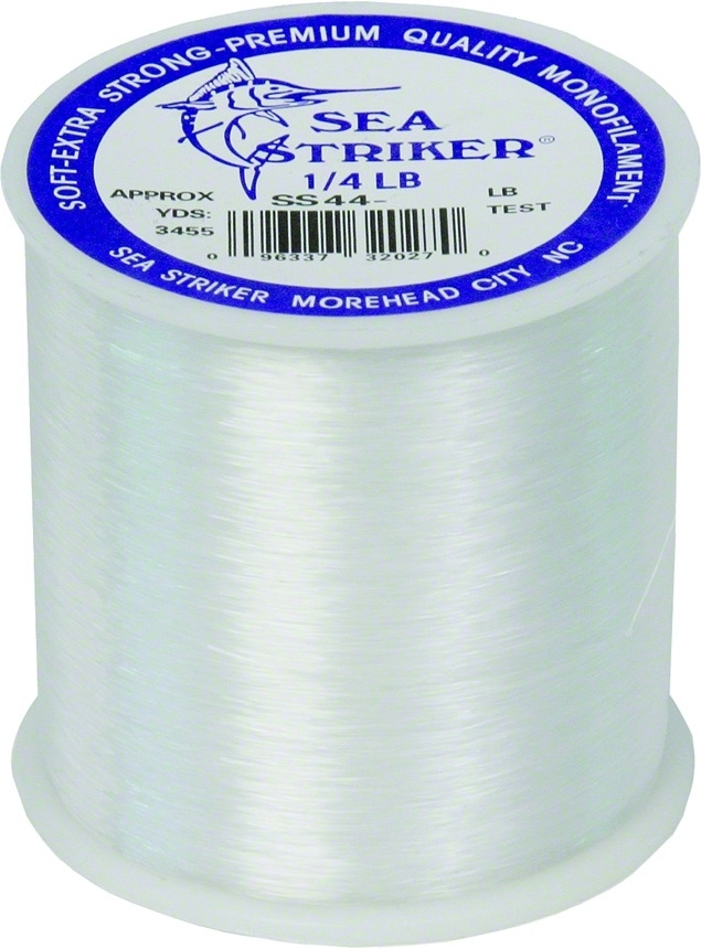 Line, Monofil. 12Lb Test 1/4Lb Spool 1530Yd Clear