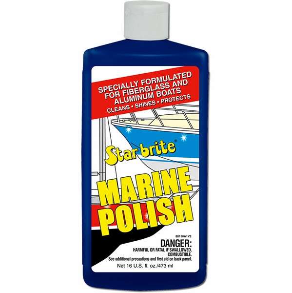 Marine Polish, for Fiberglass Aluminum Paint 16oz