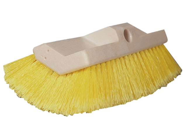 Cleaning Brush, Soft 10" for Big Boat Yellow