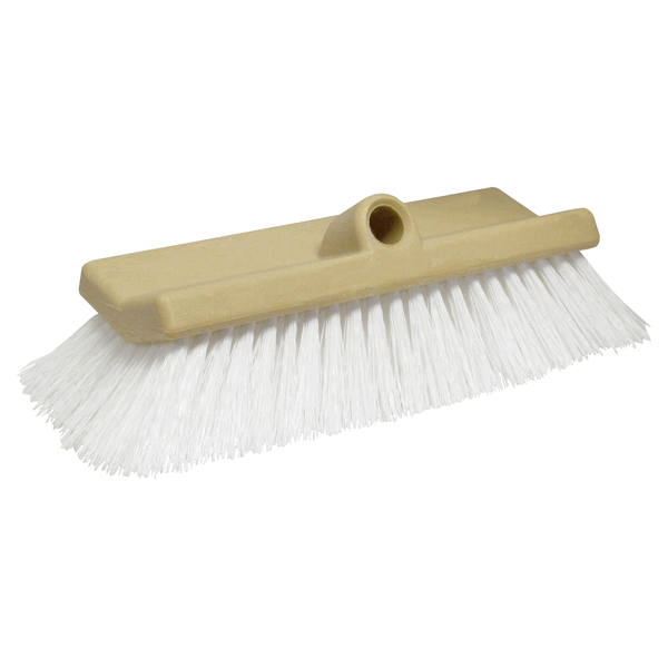 Cleaning Brush, Scrub 10" for Big Boat White