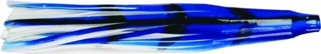 Skirt, Tuna Tail Double 6" Blue White Blue Mackeral 2 Pack