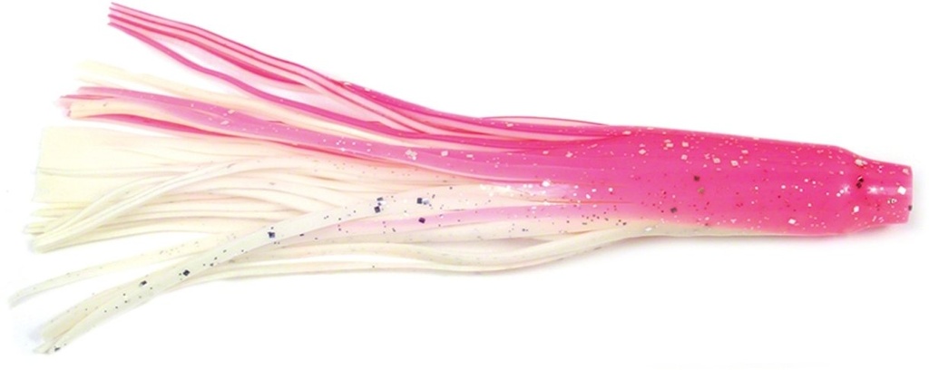 Skirt, Tuna Tail Double 6" Pink/White/Silver 2 Pack