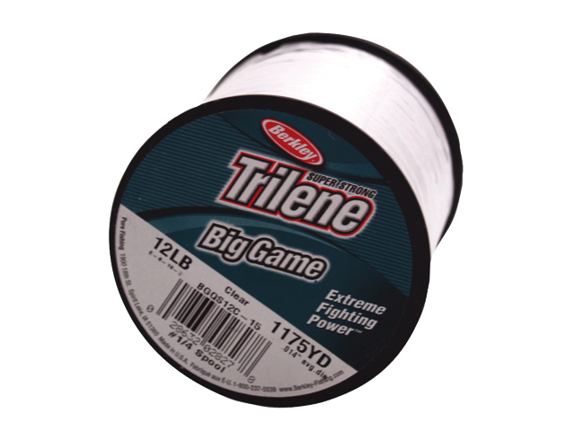 Line Trilene Big Game 25Lb 595Yd 1/4Lb Spool Clear