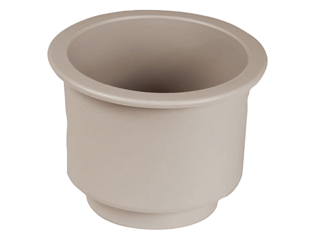 Drink Holder, Recessed 2Step iØ3.56" Dth:3.25" White