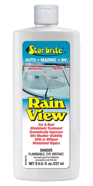 Glass Treatment, Water Repellent Rain View 8oz