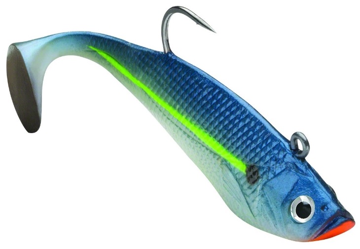 Lure, WildEye Swim Shad 2" Blue Steel Shad