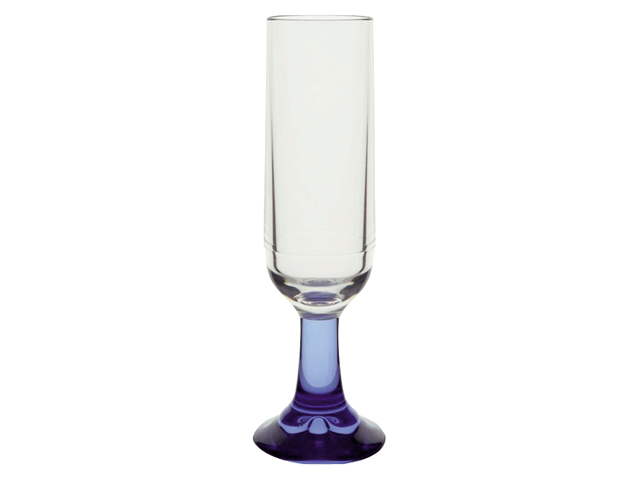 Champagne Glass, 6.5oz Pacific Blue