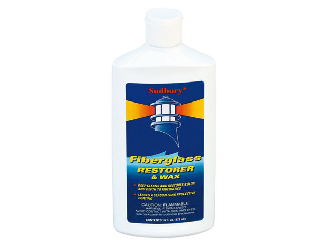 Restorer & Wax, Liquid f Fiberglass 16oz