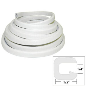 Flexible Trim, White 1/2 x 1/4" per Foot