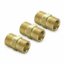 Connect Fitting, Compres 3/8" to 1/4" NPT Male Bronze 3 Pack