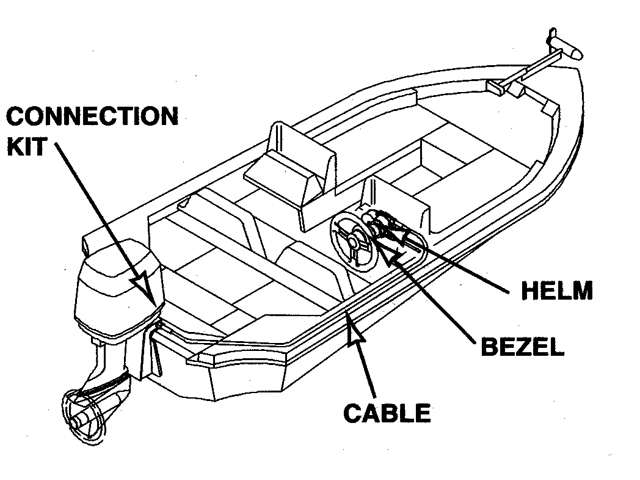 Steering Kit, Safe-T Quick-Connect with 9' Cable