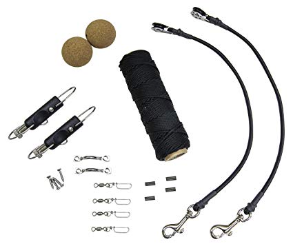 Outrigging Kit, Elite with 100' Black Nylon