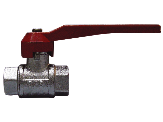 Ball Valve, Brass 2" Non-Tapered Thread with Aluminum Handle