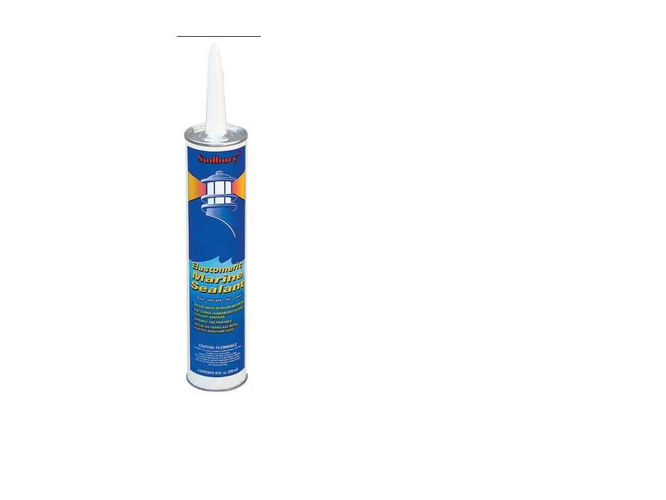 Sealant, Elastomeric Marine Black 10oz Cartridge