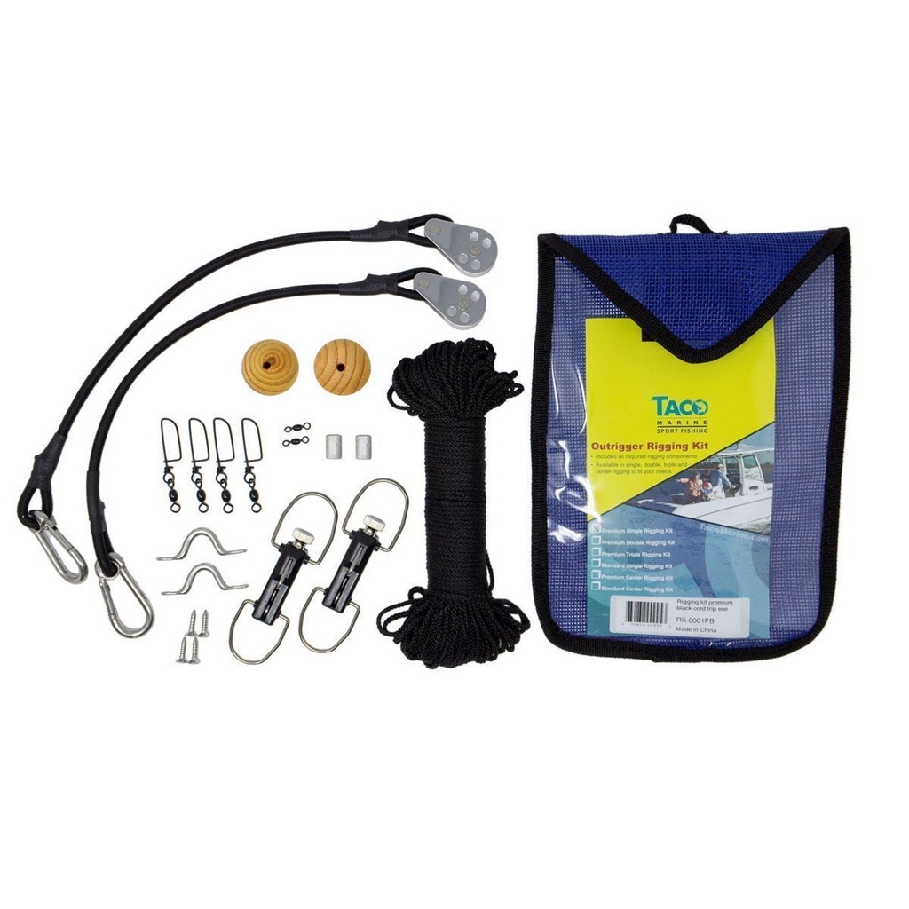 Outrigger Premium Rigging Kit Black 100'