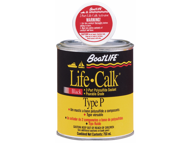 Sealant, Life-Calk 2-Part Black Pourable Qt