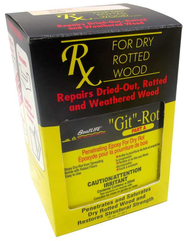 Repair Kit, Epoxy for DryRot-Wood 2Part pt Git-Rot