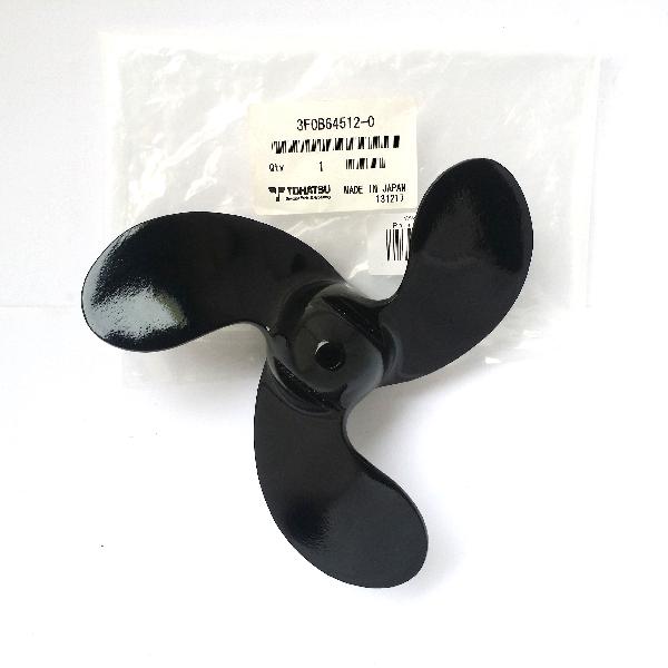 Propeller, 3 Blade Ø:7.4 Pitch:6" Aluminum Black