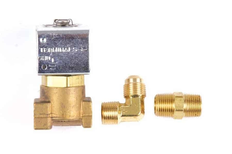 Solenoid Valve, LPG 1/4" NPT Female Brass 12V