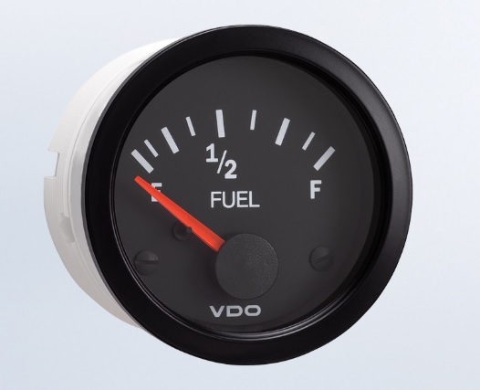 Level Gauge, Fuel 240-33ohm US Black Vision