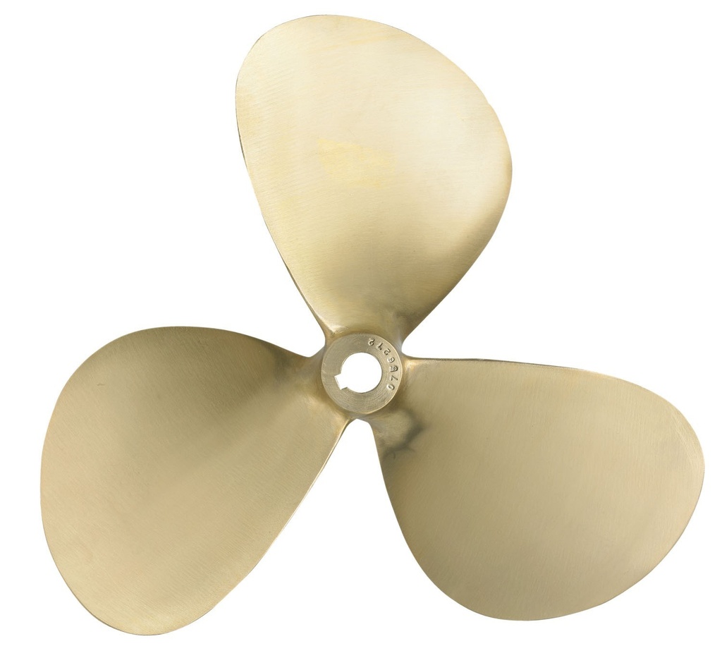 Propeller, 3 Blade Ø16 Pitch: 9" Right Hand Bronze for Shaft:30mm