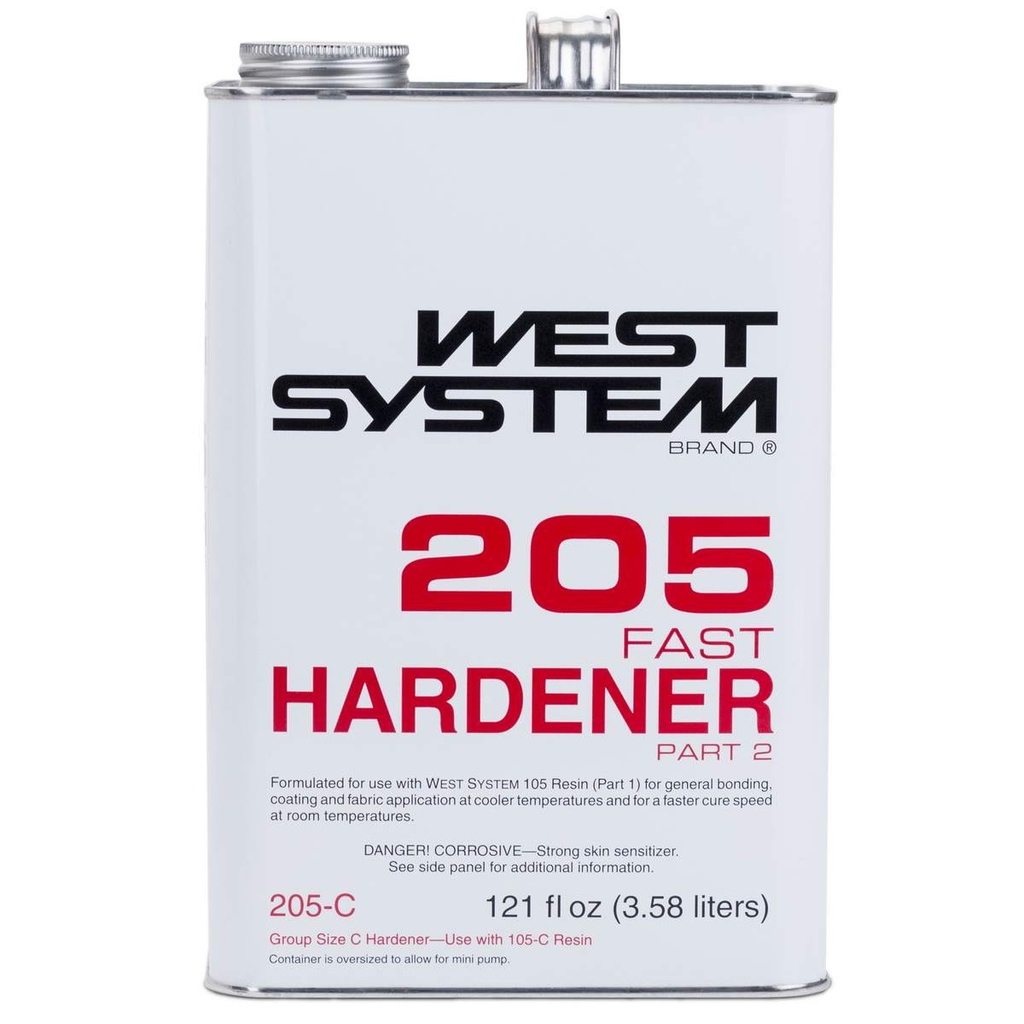 Epoxy Hardener, Fast 205-C 0.94Gal