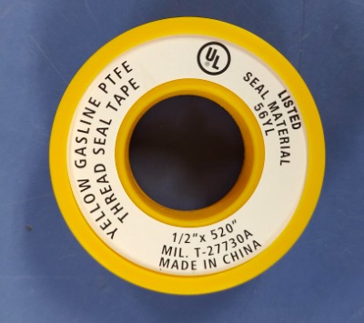 Tape, Thread Seal Gas 1/2" x 520"