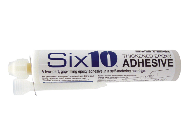 Epoxy Adhesive, Six10 with Static Mixer 190ml/Tube