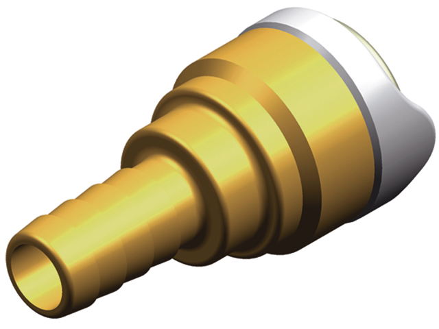 Connector, Quick Fitting 15mm to Male 3/8" Brass