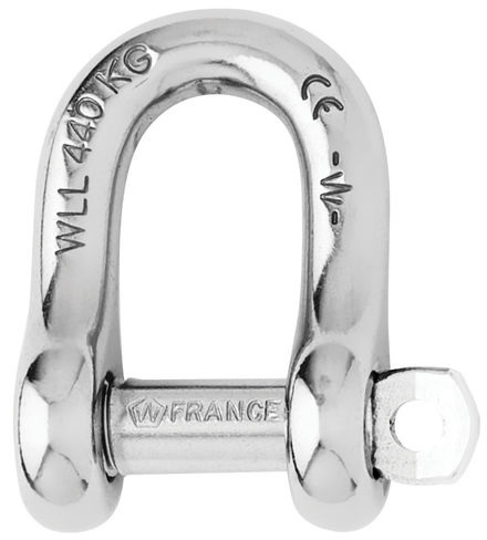 Shackle, D 5mm with Captive-Pin Self-Locking