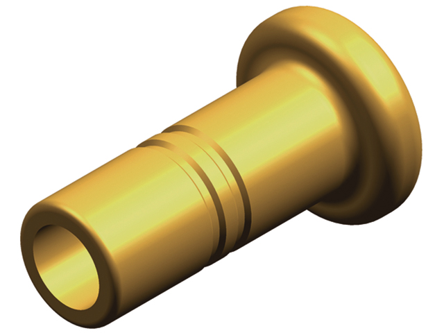 End Plug Male 15mm Brass for Quick Fitting 15mm