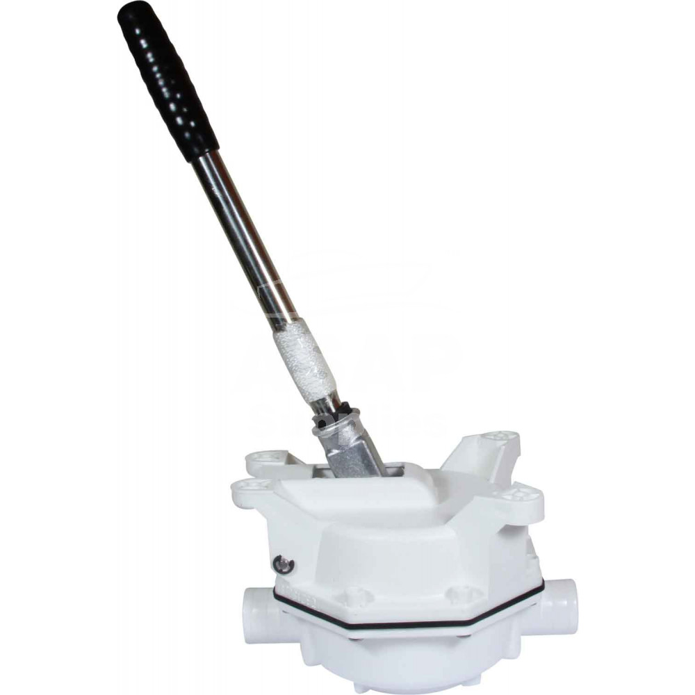 Hand Pump, MK5 Slg-Action Thru-Deck White HsØ1-1/2"