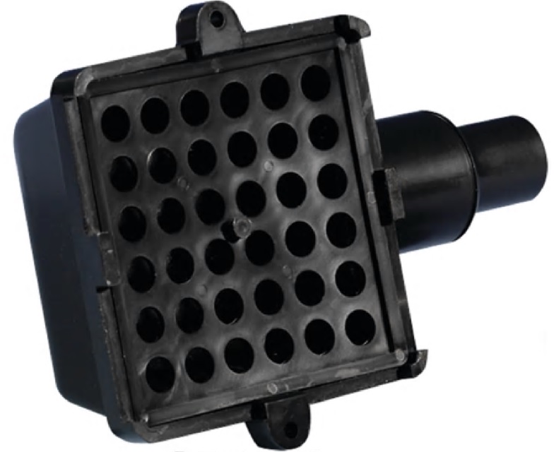 Bilge Strainer, Side Entry with Check Valve Plastic