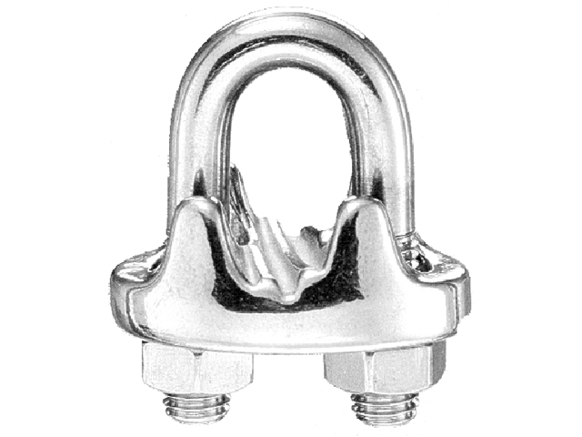 Cable Clamp, Stainless Steel 12mm