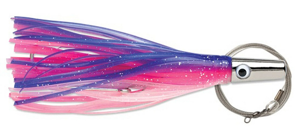 Lure, Wahoo Catcher 6" Rigged Blue Pink/Silver