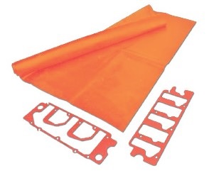 Sheeting, Red Rubber 1/8" x 3' x 12.5'